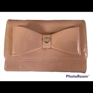 Betsey Johnson ‘Heart Etch’ Clutch Bag